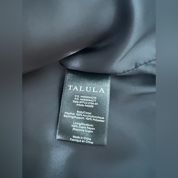 NWOT Talula Park Slope Faux Fur Vest (XS) - Picture 8 of 8